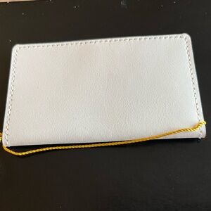 Baekgaard White Credit Card Holder/ Wallet